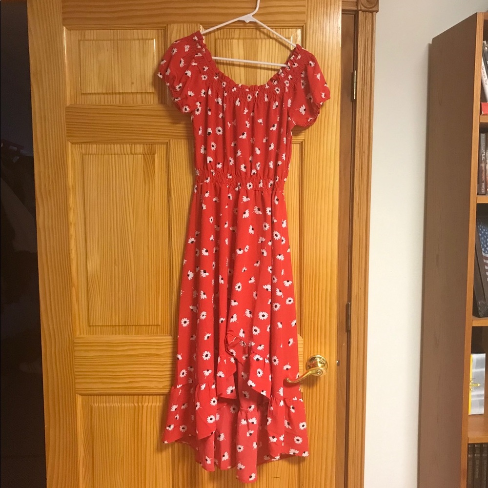 BÖHME Field of Daisies High-low Dress